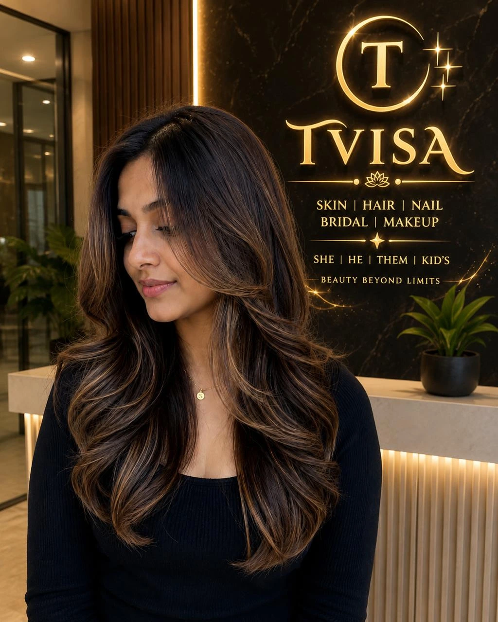 Luxury beauty salon services at TVISA Studio Yelahanka Bangalore