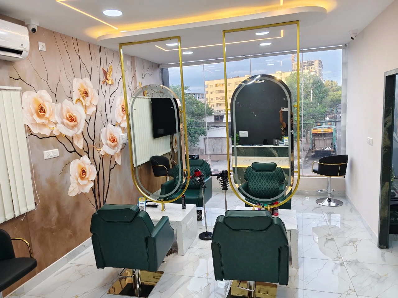Luxury salon interior